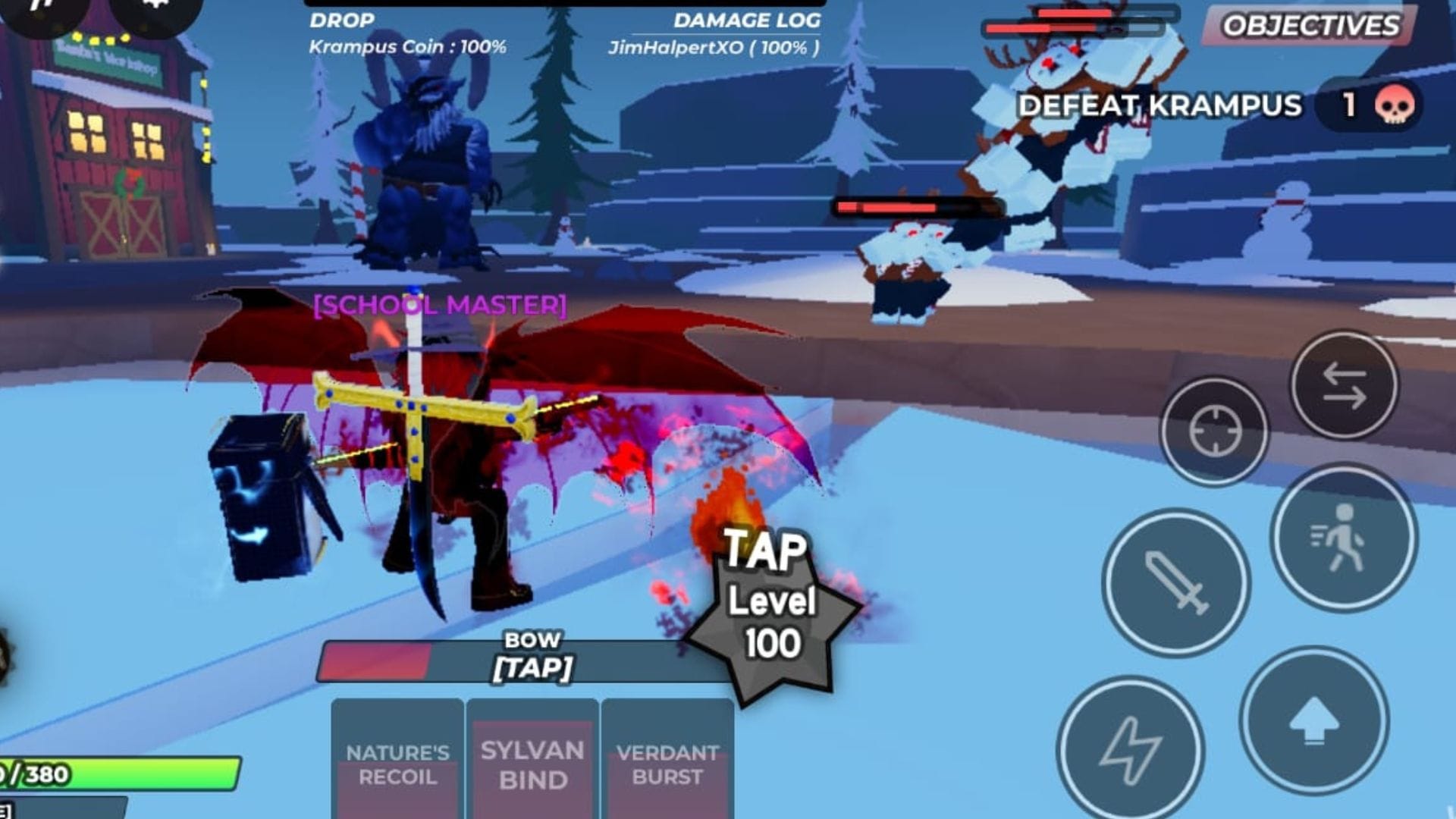 The Krampus boss (Image via Roblox)