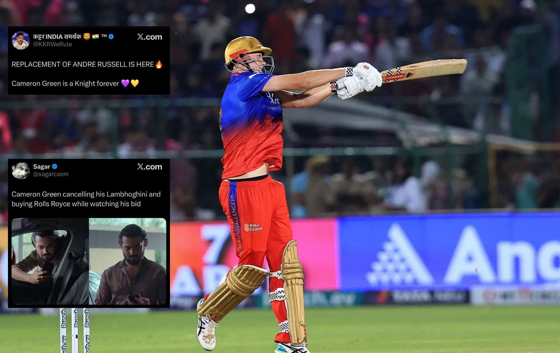 "Eden Gardens about to witness pure domination" - Fans react as KKR sign Cameron Green for record-breaking ₹25.20 crore at IPL 2026 auction