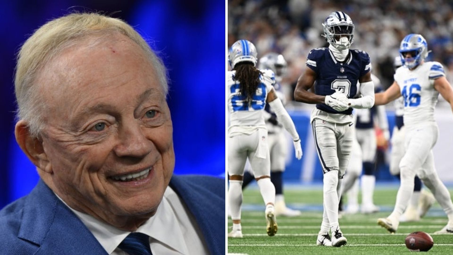 Jerry Jones and George Pickens (Credits: Imagn)