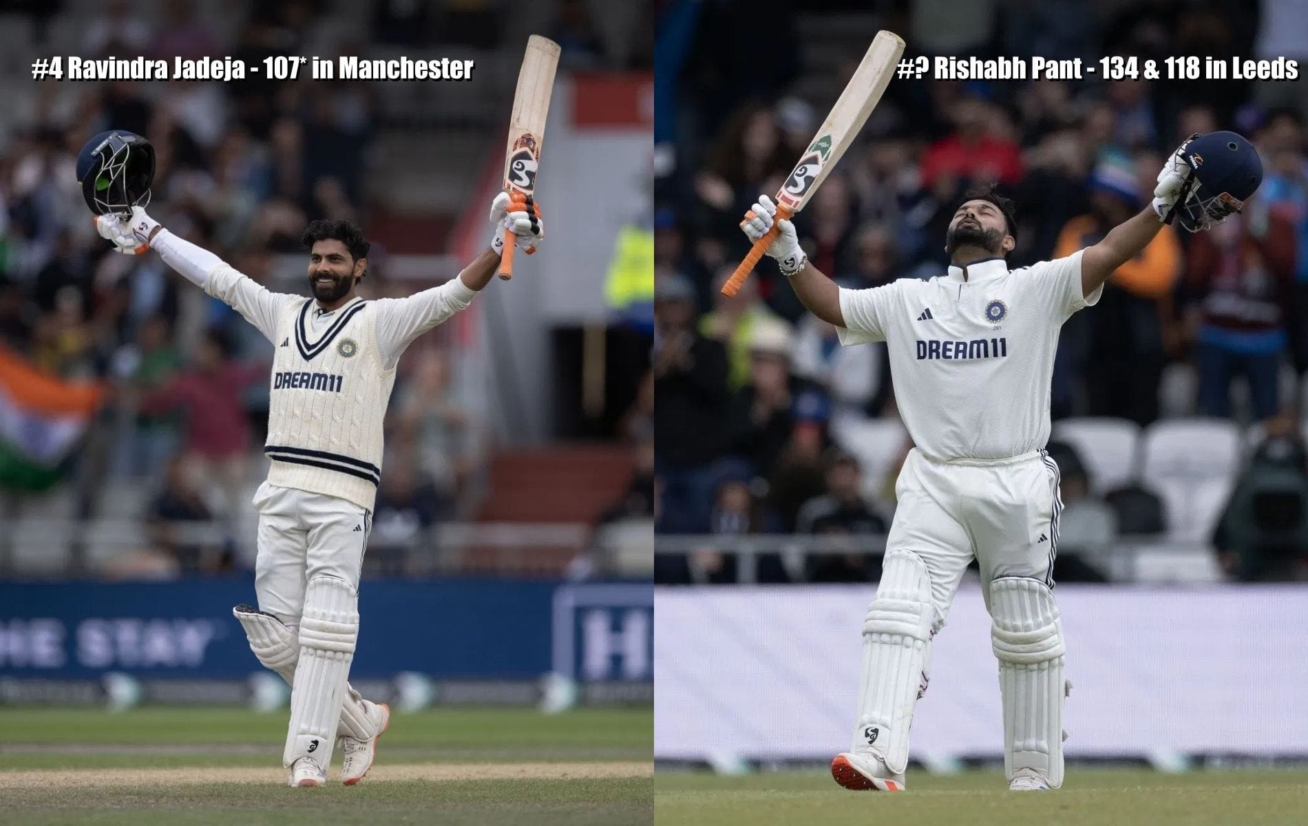 Ranking Top 5 Test performances by Indian batters in 2025