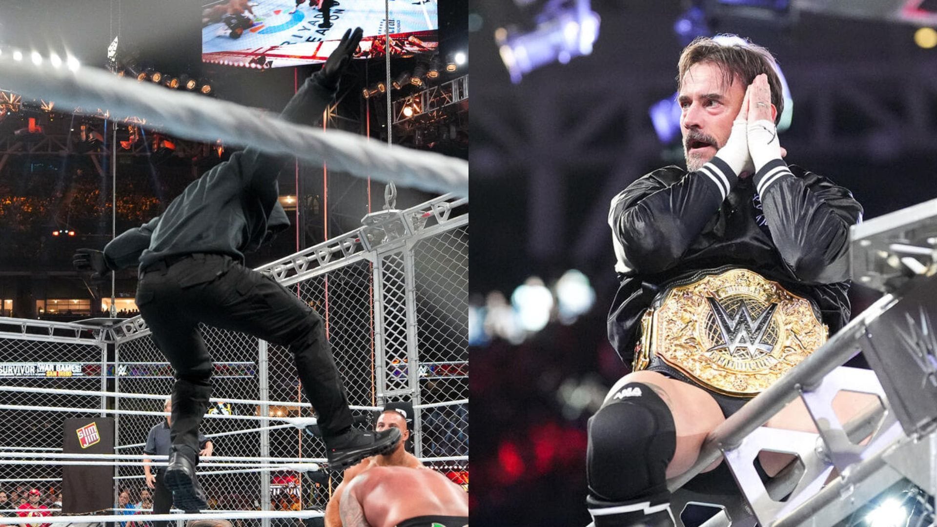 Masked man attacked CM Punk at Survivor Series 2025! [Images from WWE.com]