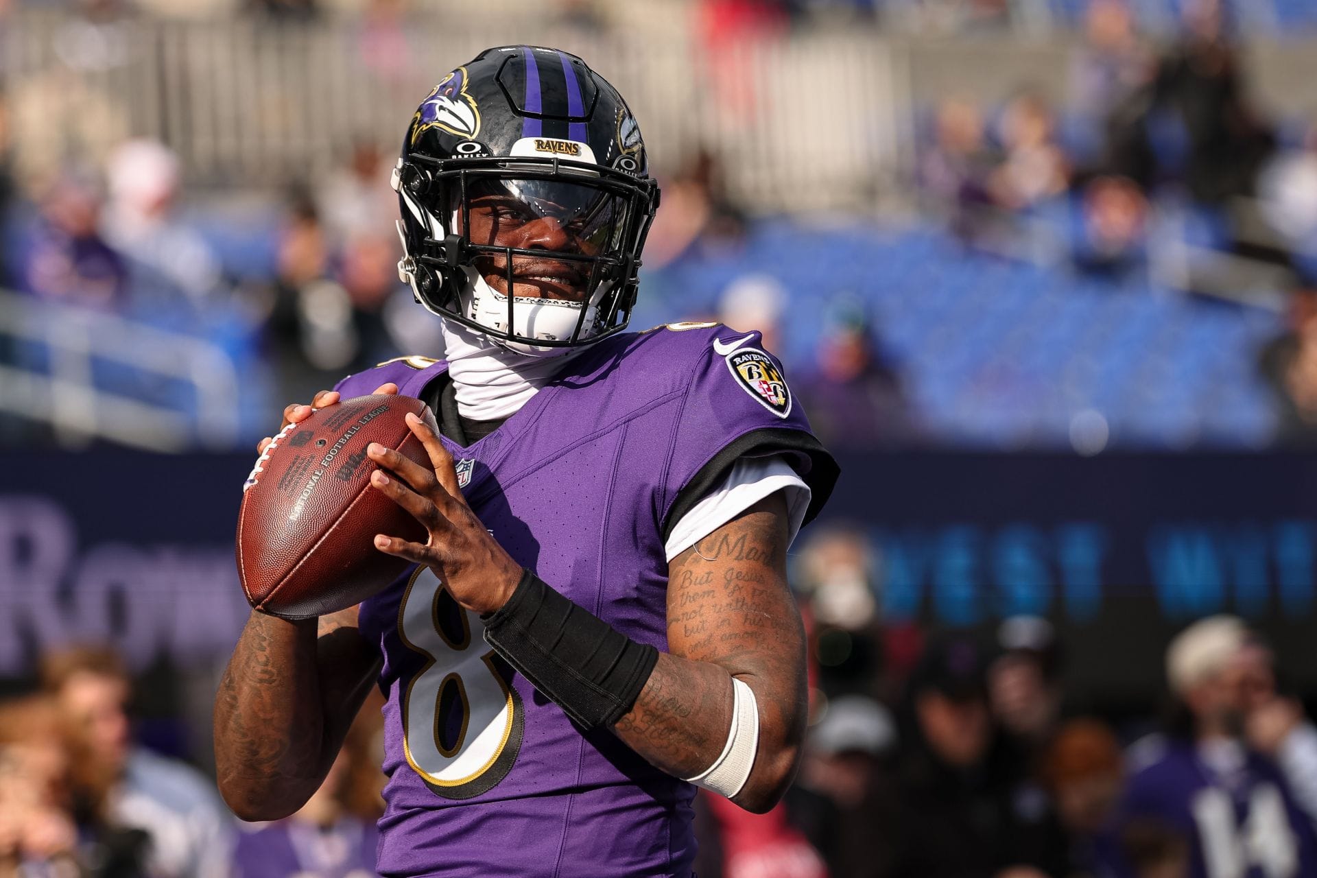 Lamar Jackson at New York Jets v Baltimore Ravens - NFL 2025 - Source: Getty