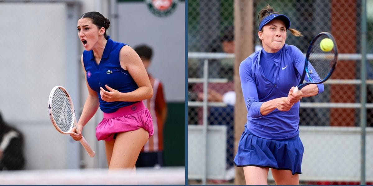 Elsa Jacquemot vs Anna Siskova is one of the quarterfinal matches at the Open de Limoges. (Photos: Getty)