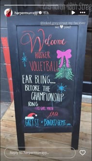 Screenshot of Murray's Instagram story.