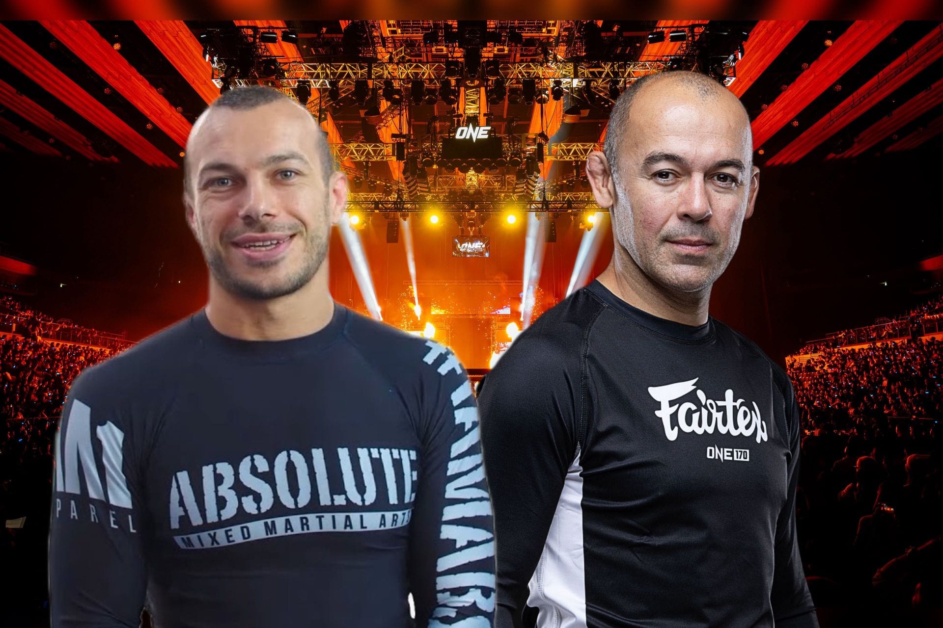 (From left) Lachlan Giles and Marcelo Garcia go toe-to-toe on December 5. [Image: ONE Championship]