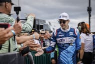 Marcus Armstrong greets fans at the IndyCar Snap-On Milwaukee Mile 250 - Source: Getty