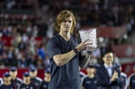 Andrey Rublev at the Hong Kong Open 2025. (Photo: Getty)