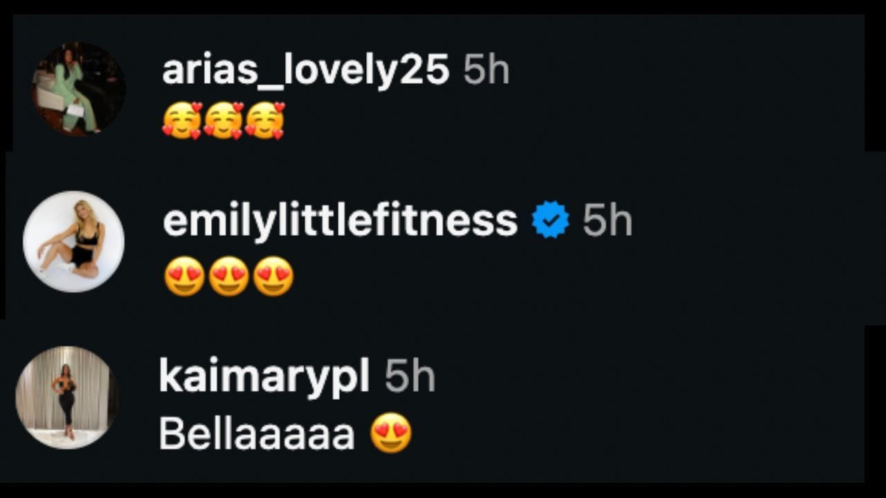 Screenshoty s komentármi Lovely Arias, Emily Little a Kaimary Perez k príspevku Nathalie na Instagrame (obrázky z - Instagram.com/@nathalii30)