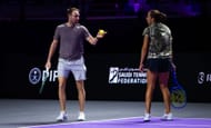 Madison Keys and Bjorn Fratangelo at the WTA Finals 2025 - Source: Getty