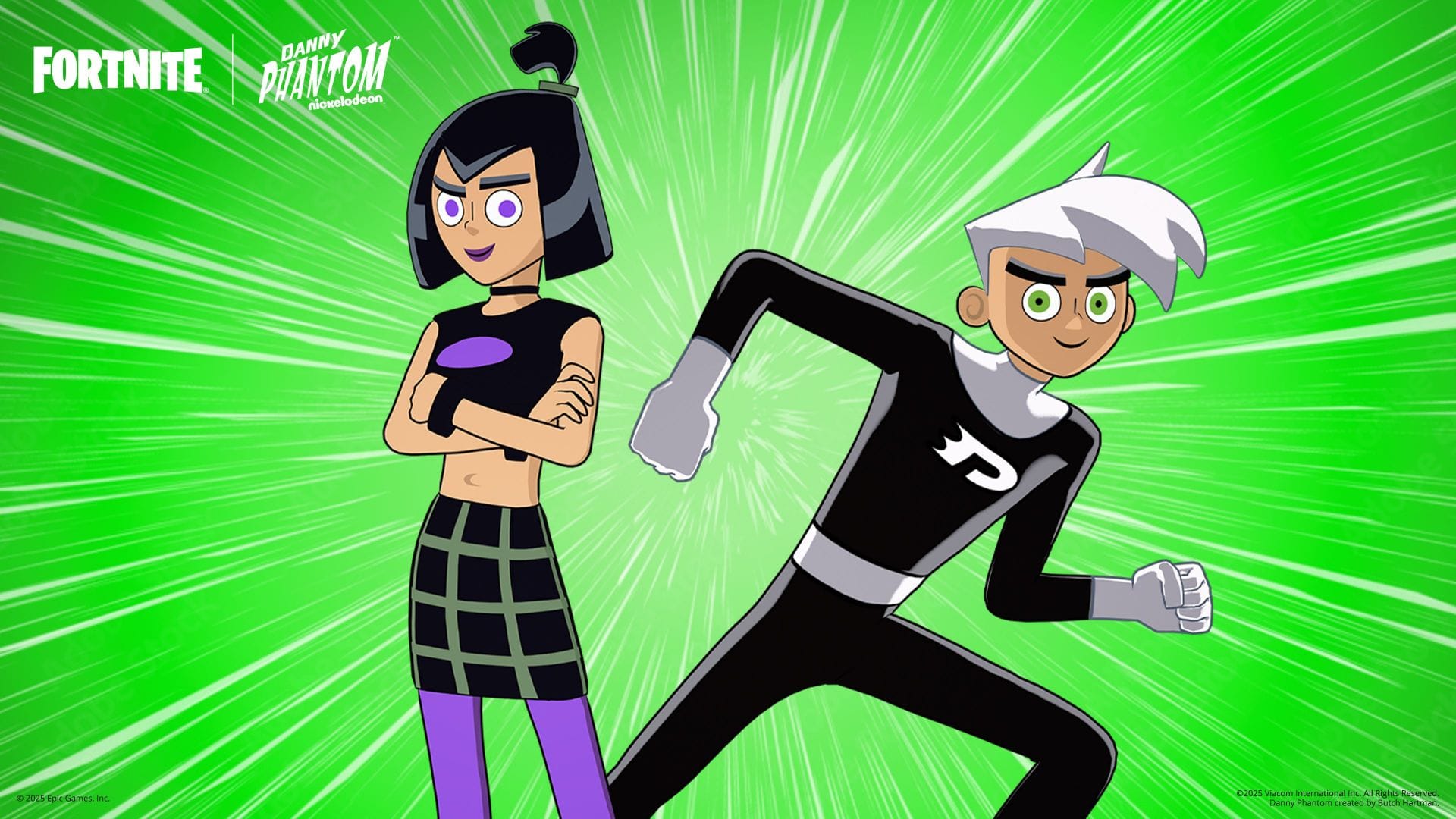 How to get the Danny Phantom and Sam Manson skins in Fortnite