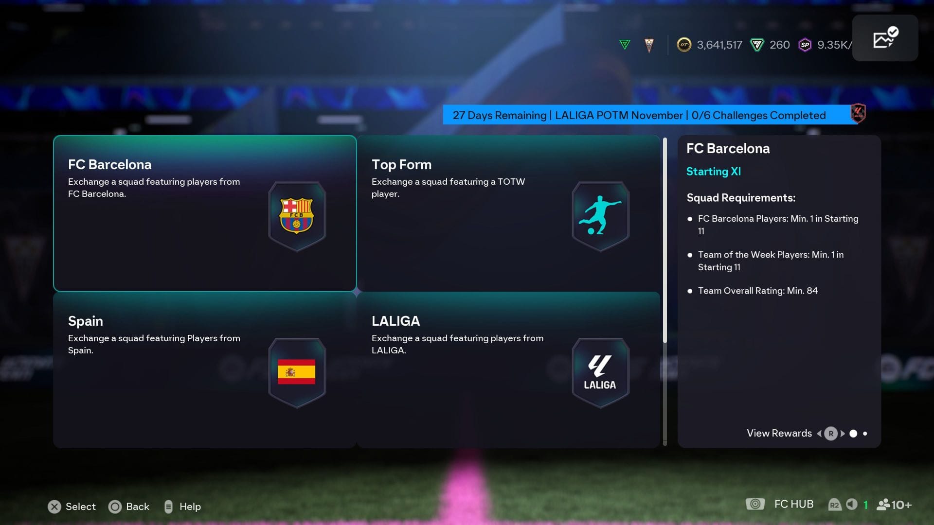 The requirements (Image via EA Sports)