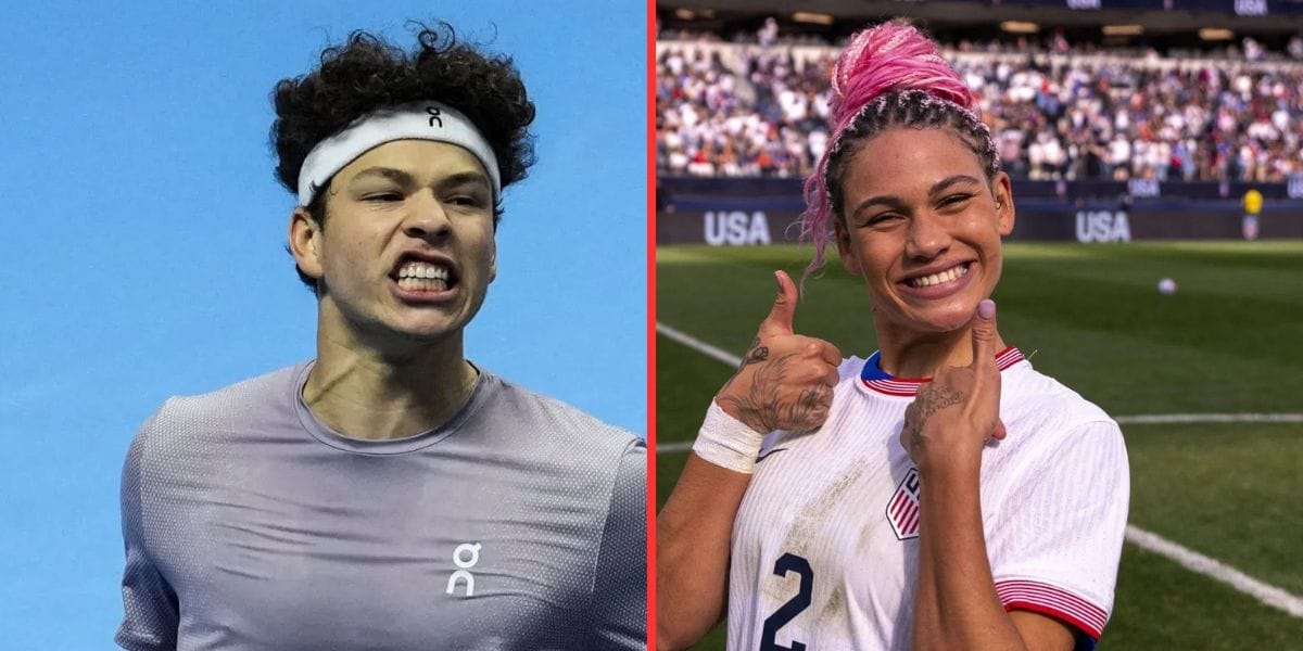 Ben Shelton (left), Trinity Rodman (right), Sources: Getty