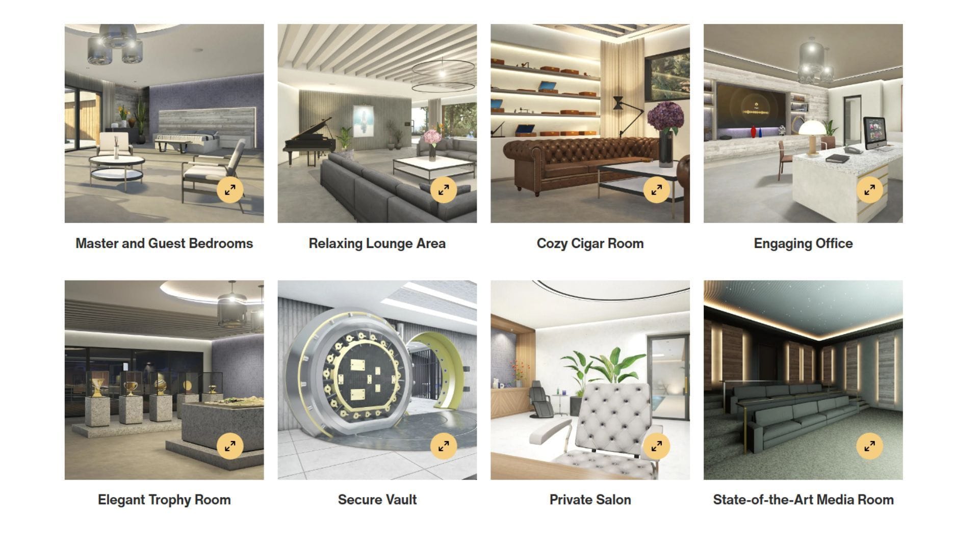 Interior features you&#039;ll find in your mansions (Image via Rockstar Games)