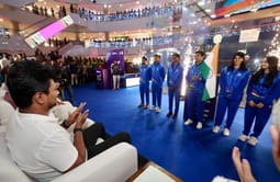 WSF Squash World Cup 2025: India registers second clean sweep, cruises into quarterfinal following 4-0 win over Brazil