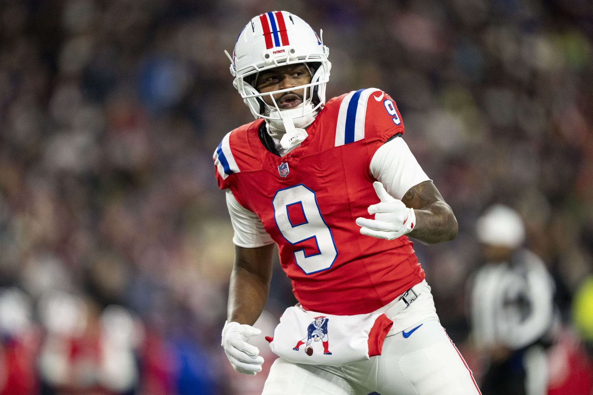 Kayshon Boutte at New York Giants v New England Patriots - NFL 2025 - Source: Getty