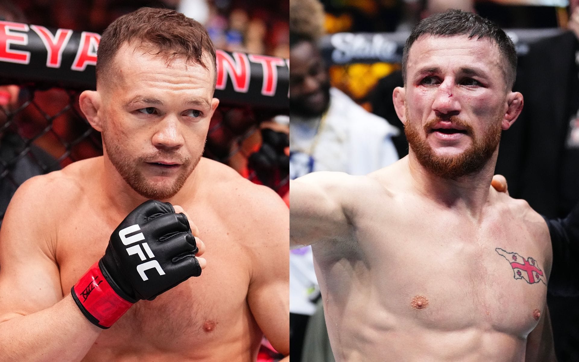 Petr Yan (left) will face Merab Dvalishvili (right) in main event of UFC 323. [Images courtesy: Getty Images]