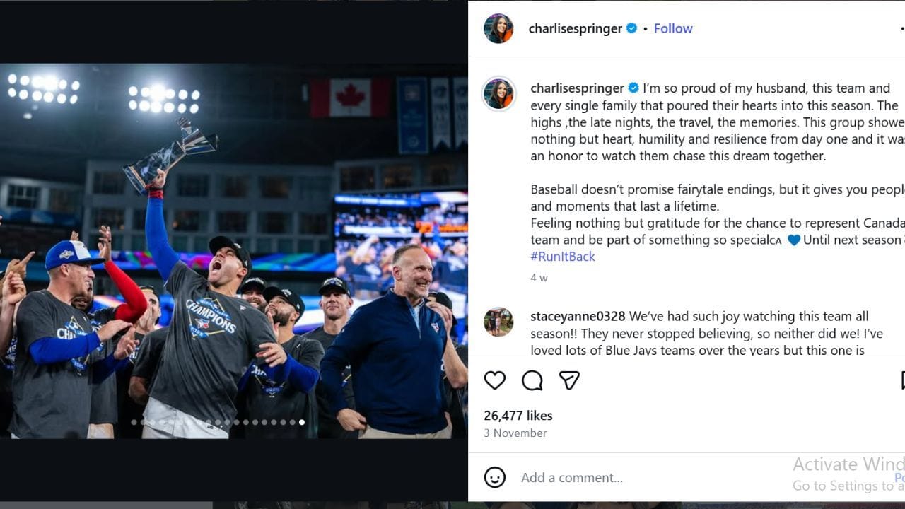 (Image source- Charlise Springer/Instagram)