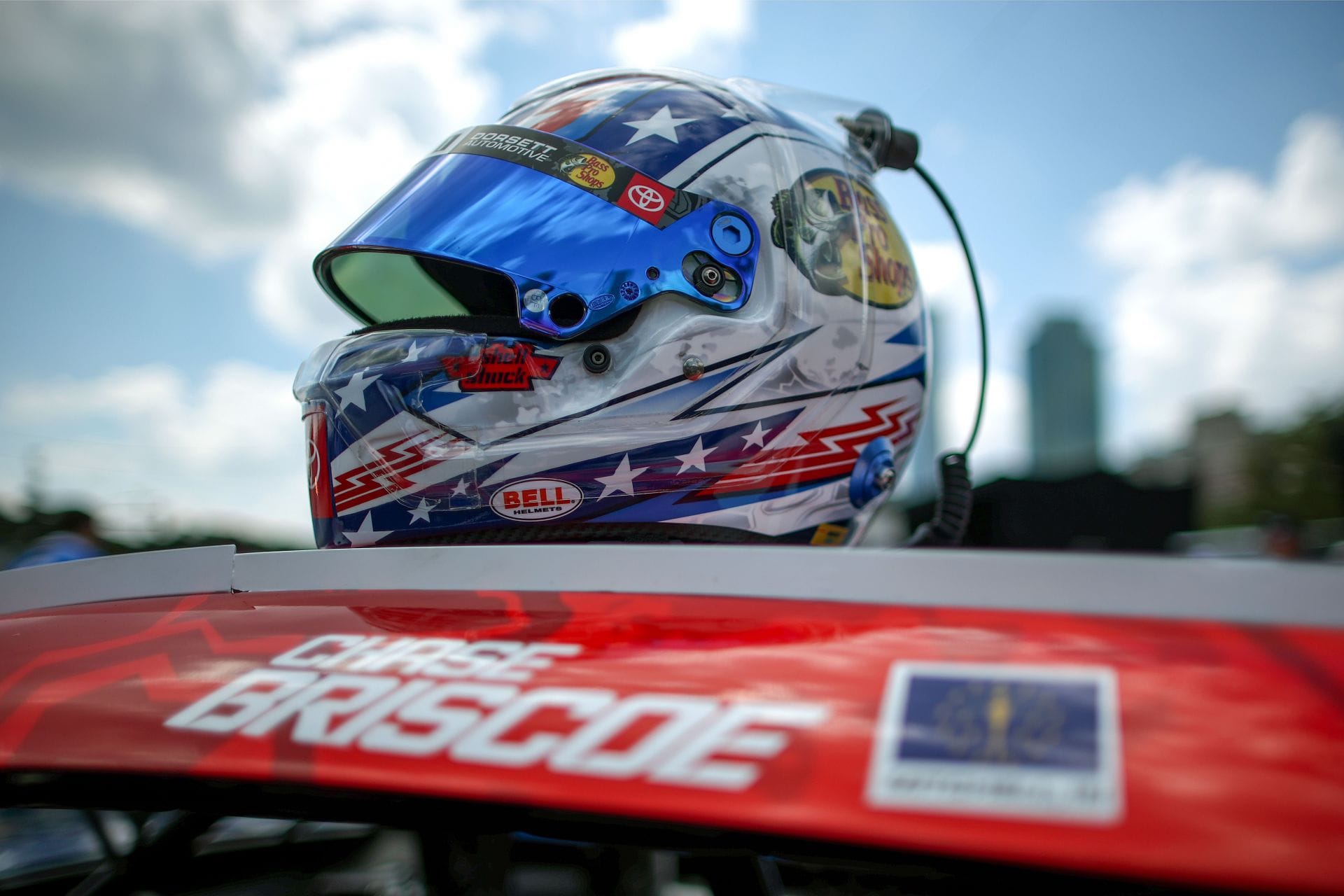 Chase Briscoe, #19 Joe Gibbs Racing Toyota at Chicago Street Course. Source: Getty