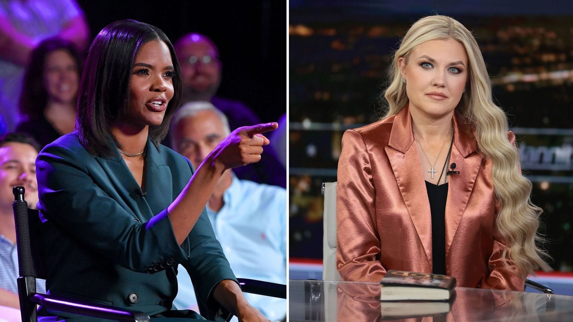 Candace Owens and Erika Kirk (Image via Getty)