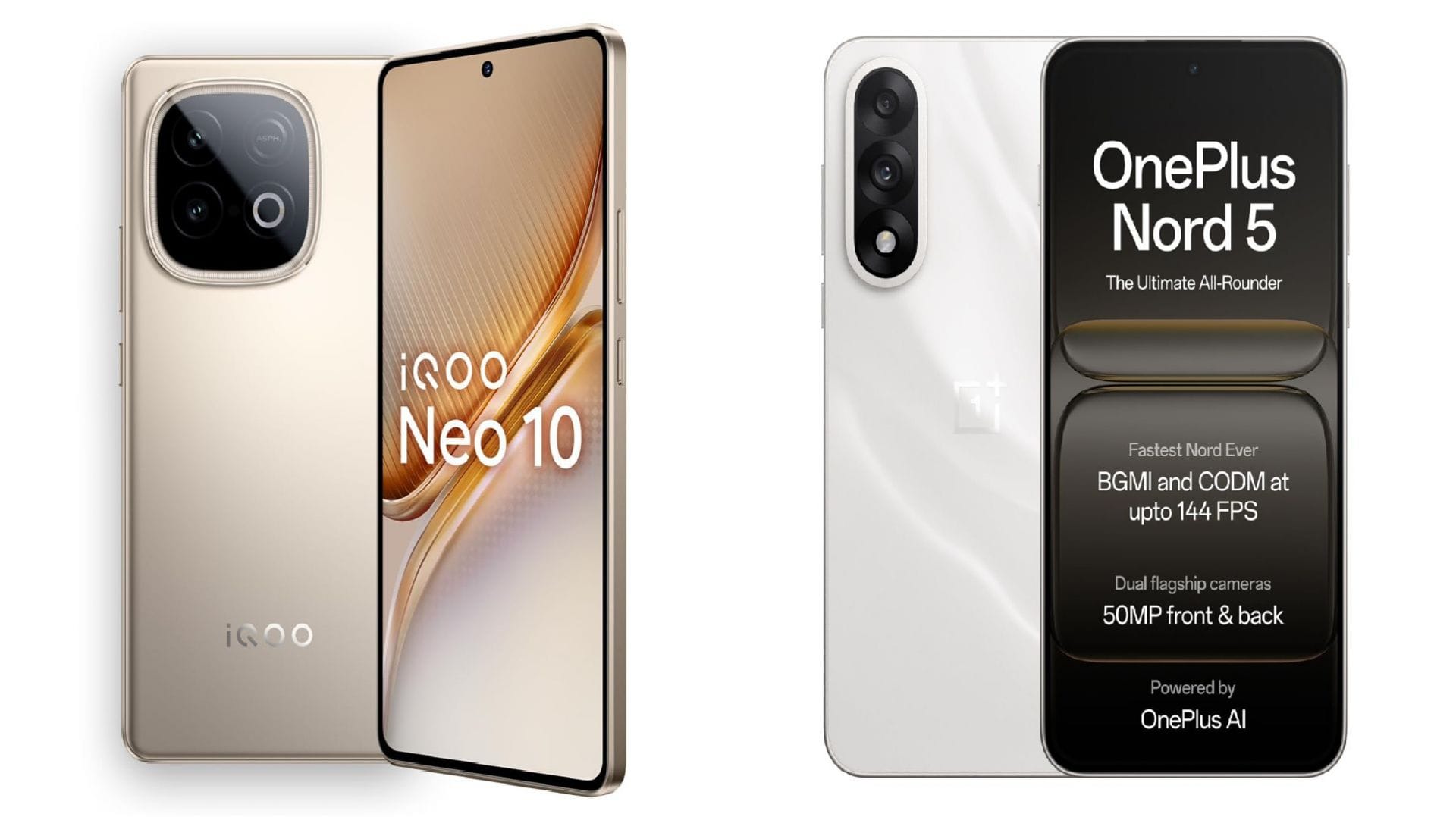 OnePlus Nord 5, iQOO Neo 10