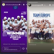 European stars react to Ryder Cup team's SPOTY recognition/@lofficialtommyfleetwood/@rasmushoejgaard