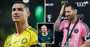 Erling Haaland links Lionel Messi to response after being asked whether Cristiano Ronaldo is an inspiration to him