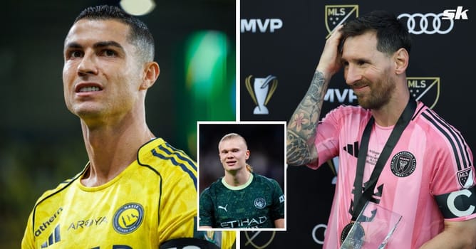 Erling Haaland links Lionel Messi to response after being asked whether Cristiano Ronaldo is an inspiration to him