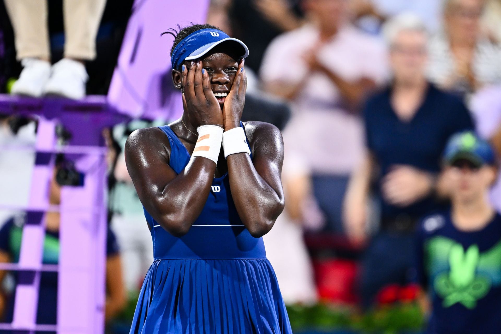 Victoria mboko at the Canadian Open (Source: Getty)