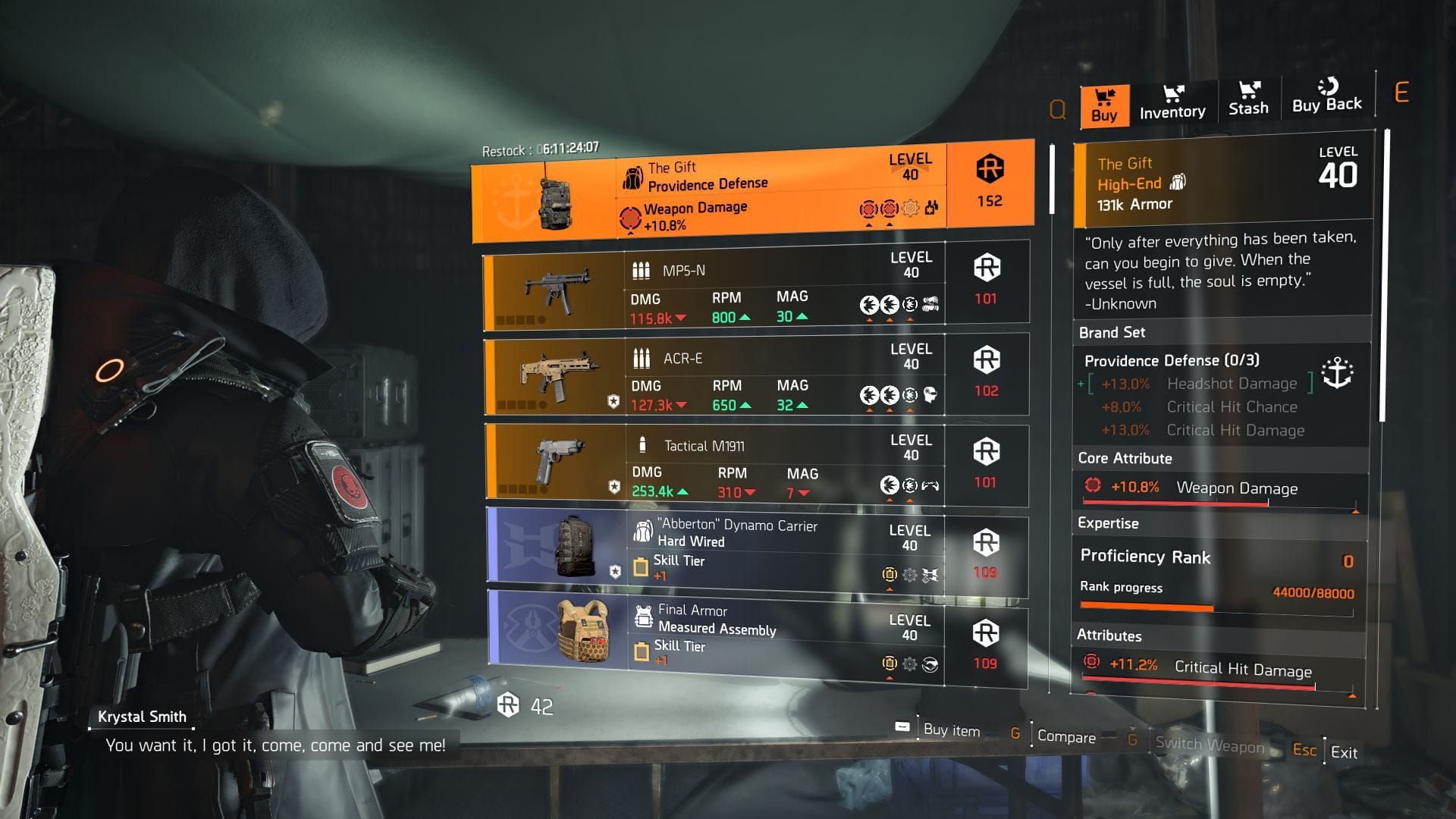 The Division 2 vendor found at DZ South (Image via SK Gaming || Ubisoft)