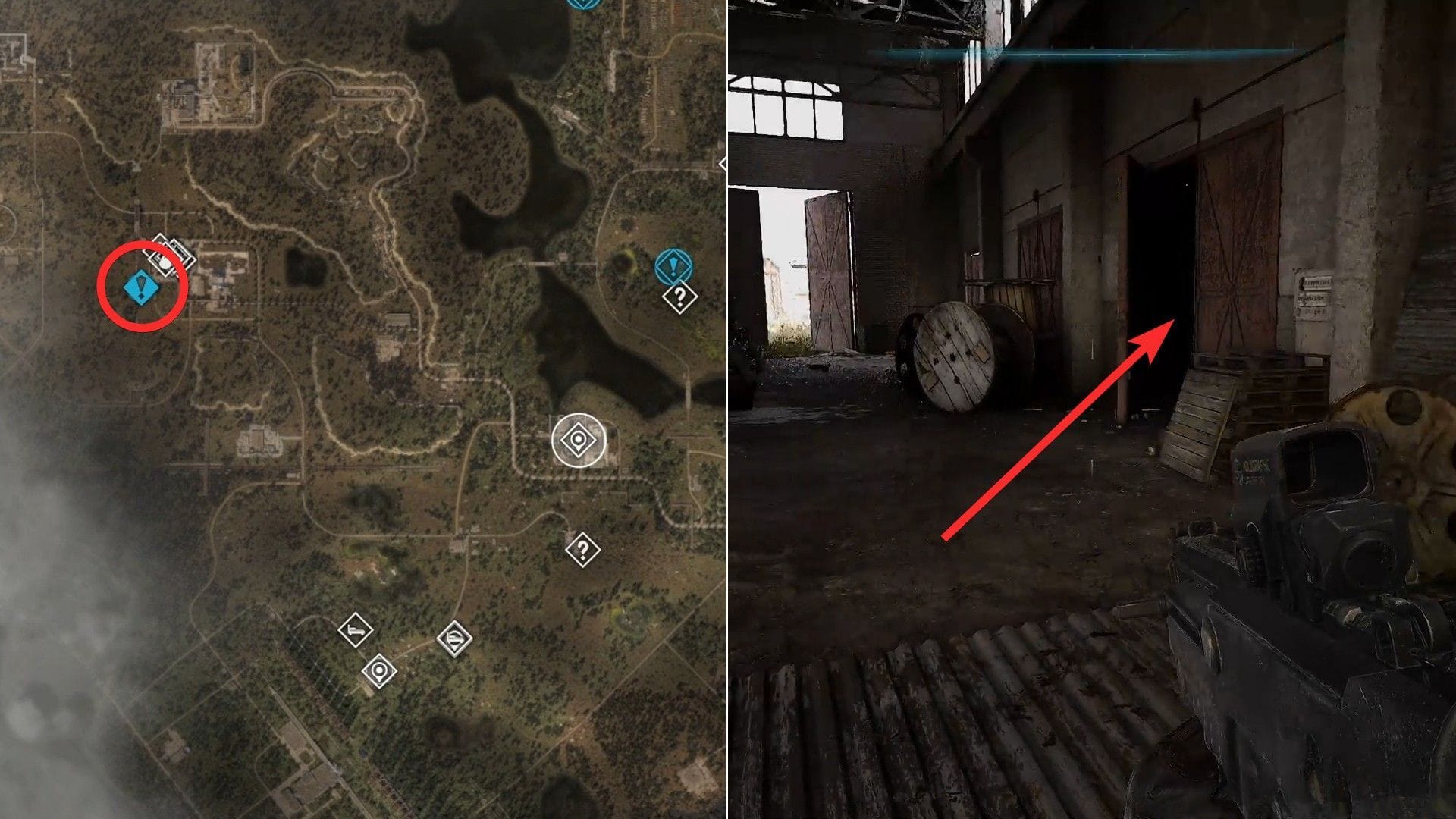 Entrez dans l'entrepôt à partir d'ici (Image via GSC Game World)