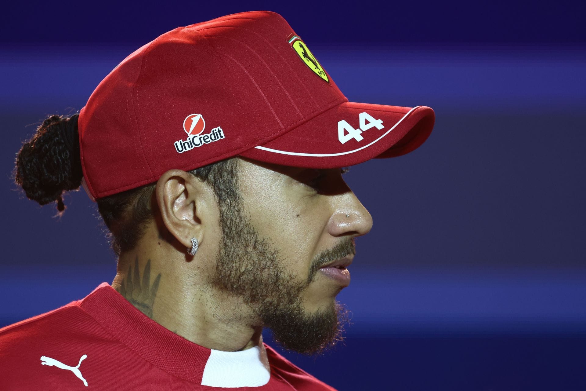 Ferrari&#039;s Lewis Hamilton at the F1 Grand Prix Of Qatar 2025 race weekend - Source: Getty