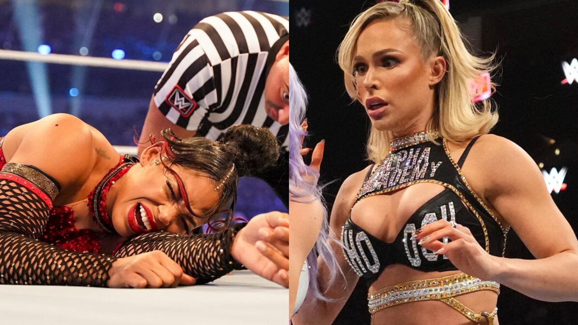 Maxxine Dupri, Bianca Belair, and others have reacted (Credit: WWE.com)