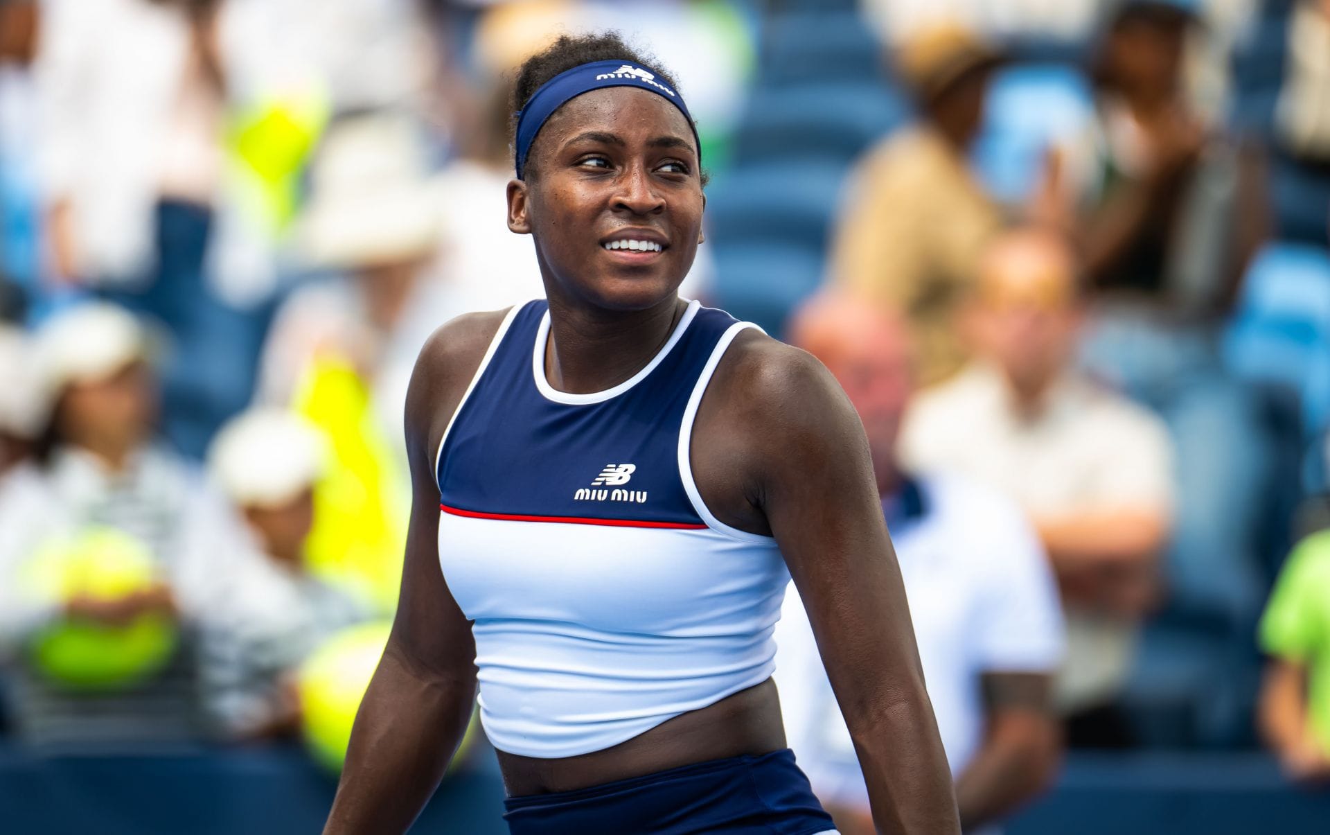 Coco Gauff at the Cincinnati Open 2025. (Photo: Getty)