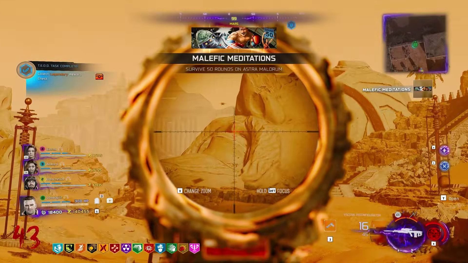 The flying object on Mars (Image via Activision || YouTube/@@MrRoflWaffles)