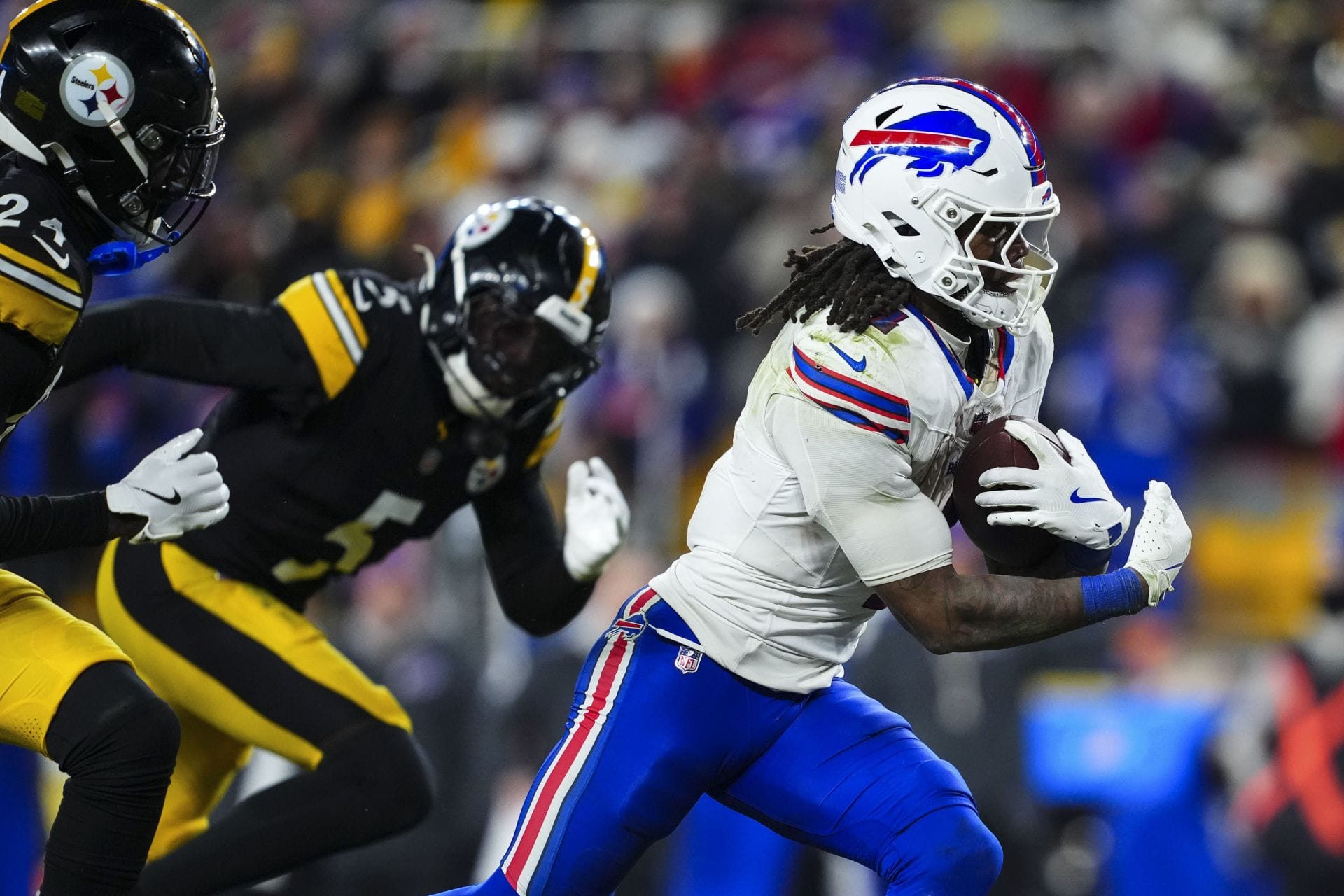 James Cook III at Buffalo Bills v Pittsburgh Steelers - Source: Getty