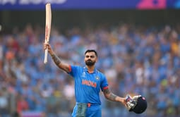 Virat Kohli punches the air in delight after slamming back-to-back tons in IND vs SA 2025 2nd ODI [Watch]