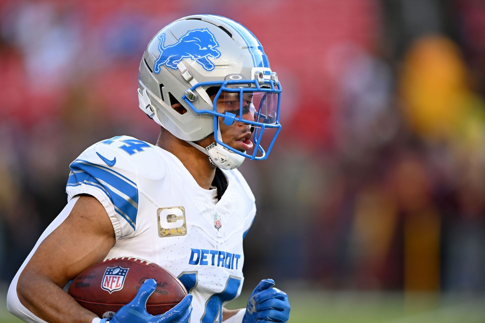 Amon-Ra St. Brown at Detroit Lions v Washington Commanders - NFL 2025 - Source: Getty