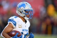 Amon-Ra St. Brown at Detroit Lions v Washington Commanders - NFL 2025 - Source: Getty