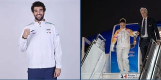WATCH: Matteo Berrettini & Jasmine Paolini turn torch-bearers after huge honor ahead of Milan Winter Olympics