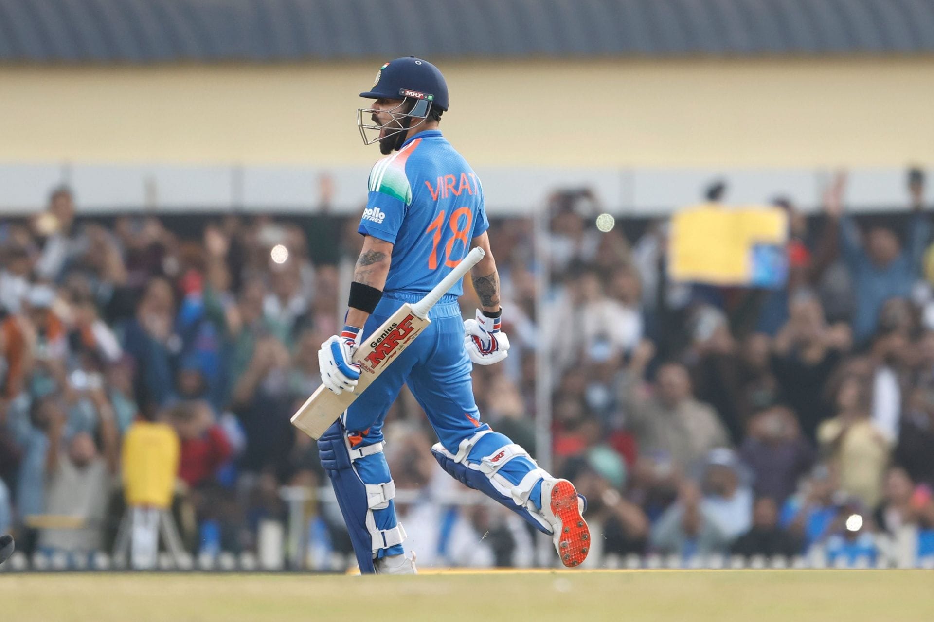 Virat Kohli scored a match-winning century in the first ODI against South Africa. [P/C: BCCI/X]