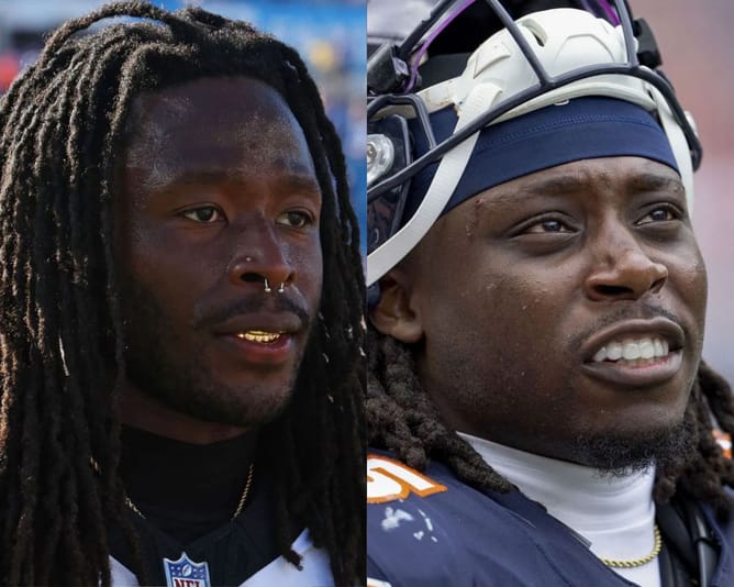 Top 10 RBs to add and drop in Fantasy Football Week 15 feat. Alvin Kamara, Kyle Monangai