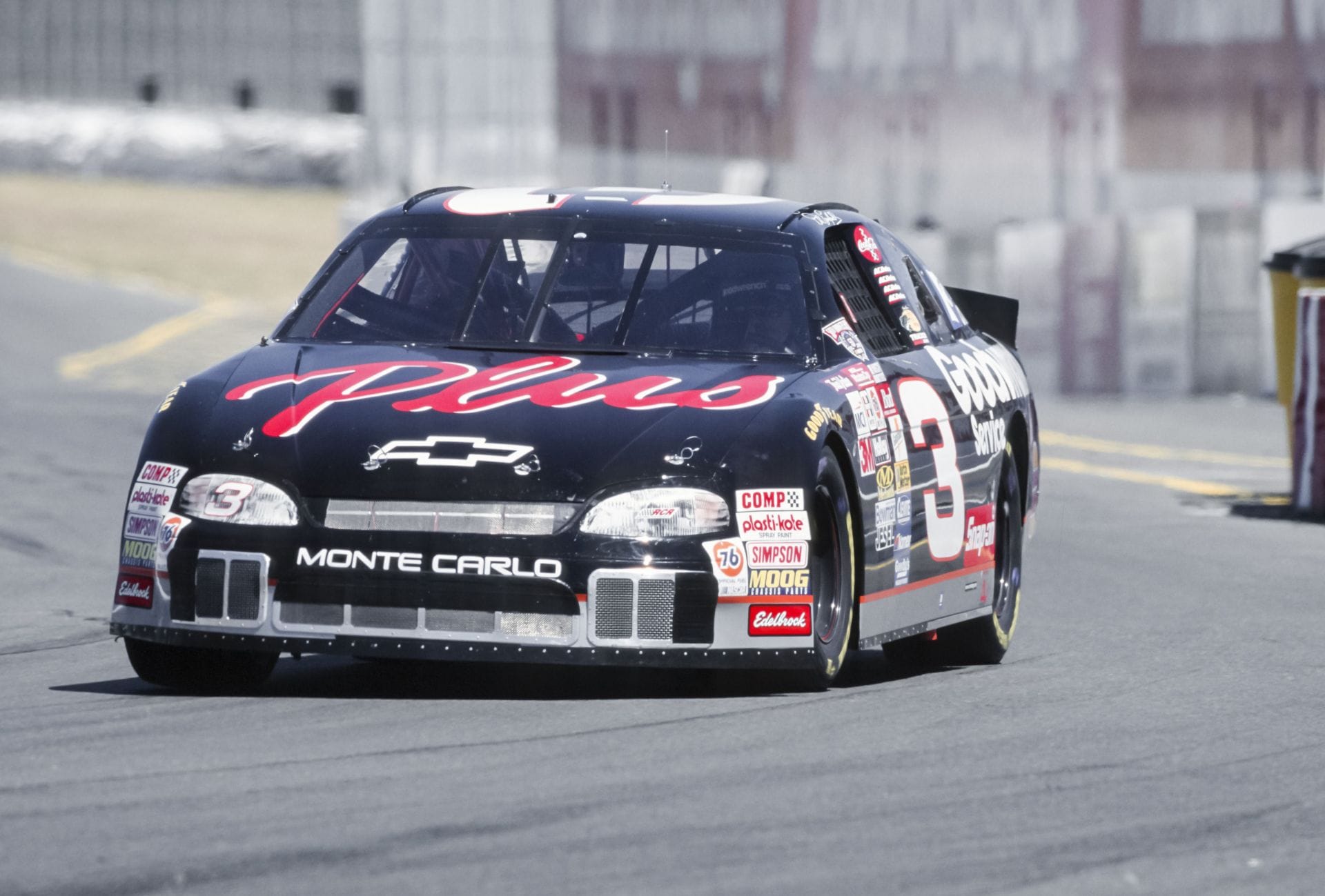 Dale Earnhardt (3) on June 28, 1998, at Sears Point International Raceway. Source: Getty