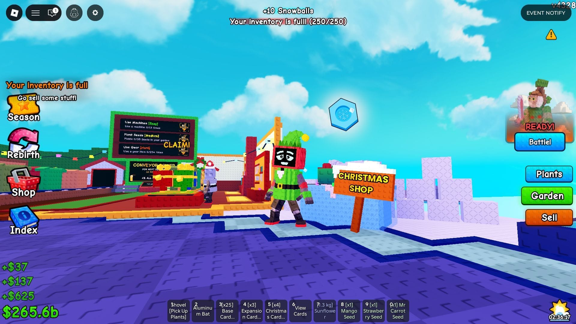 Cửa hàng Giáng sinh (Hình ảnh qua Roblox)