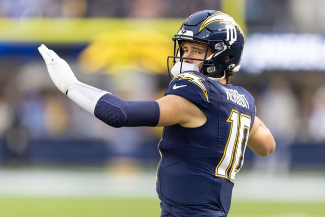 NFL: LA Chargers QB Justin Herbert - Source: Getty