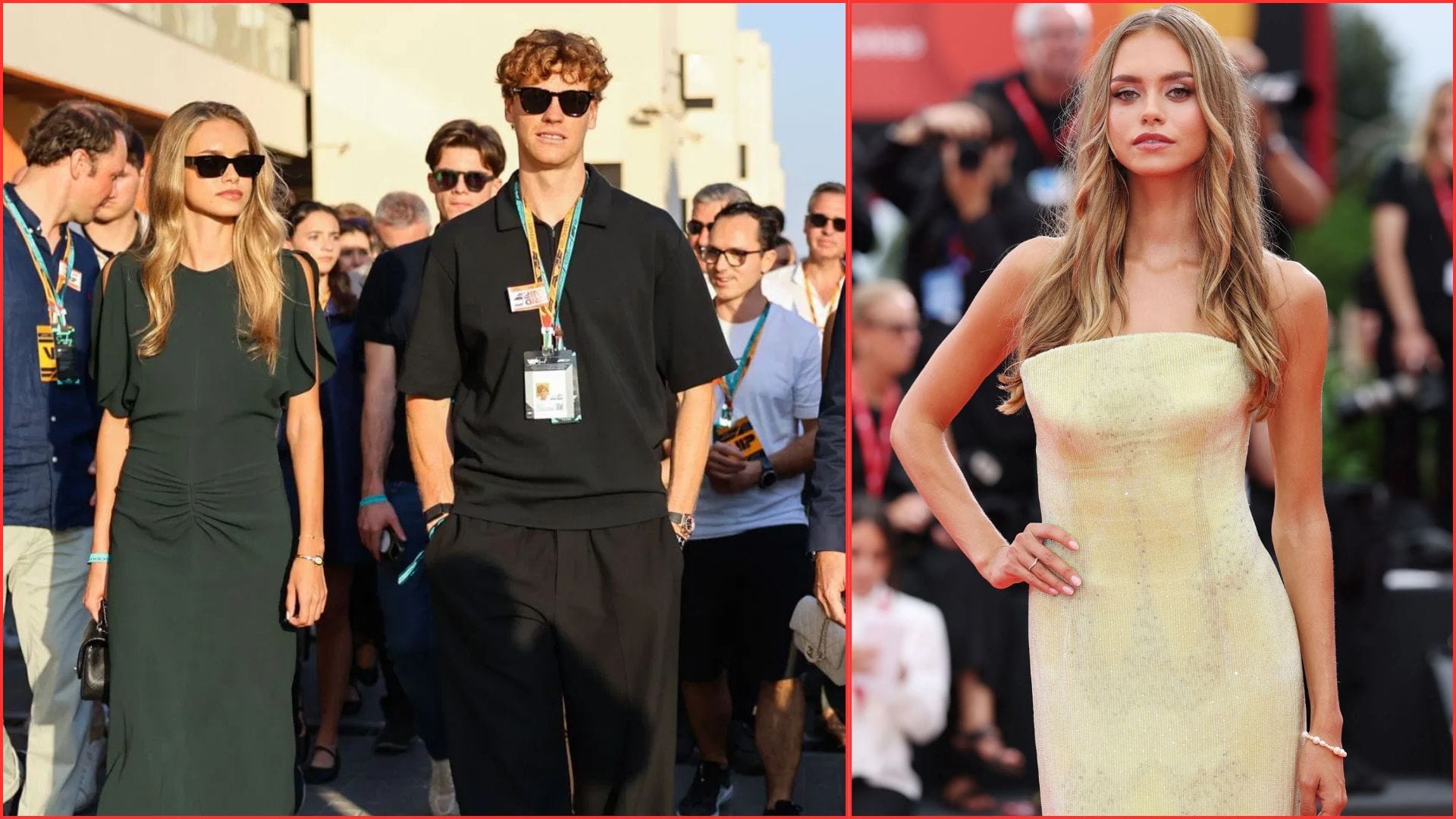 PICTURE: Jannik Sinner's girlfriend Laila Hasanovic poses on the beach days after 1st official public appearance with Italian