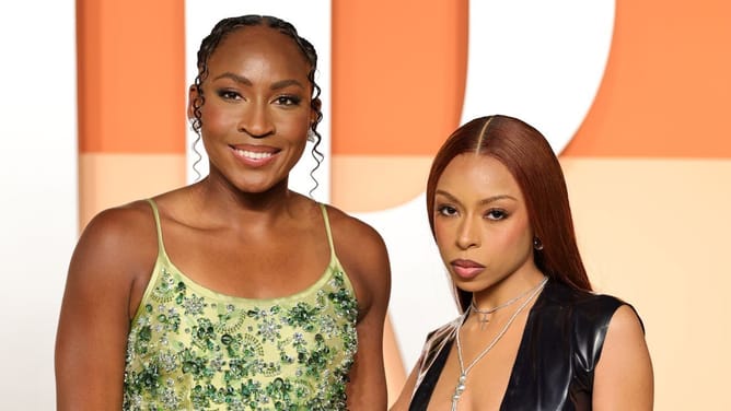 PICTURES: Coco Gauff turns 'shy' while stepping out in stylish outfit for warm reunion with singer Ravyn Lenae