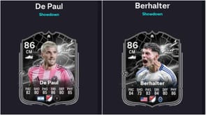 EA FC 26 Rodrigo De Paul vs Sebastian Berhalter Showdown SBCs: All tasks and cheapest solutions
