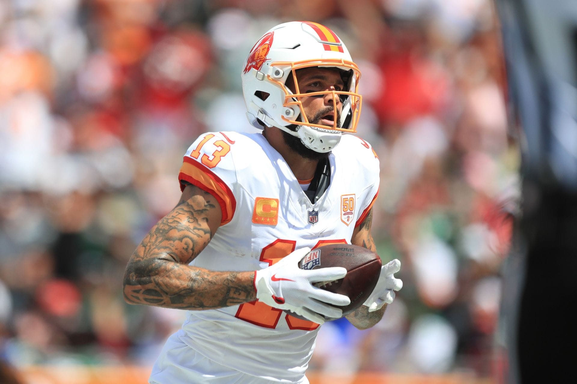 Mike Evans at Jets at Buccaneers - Source: Getty
