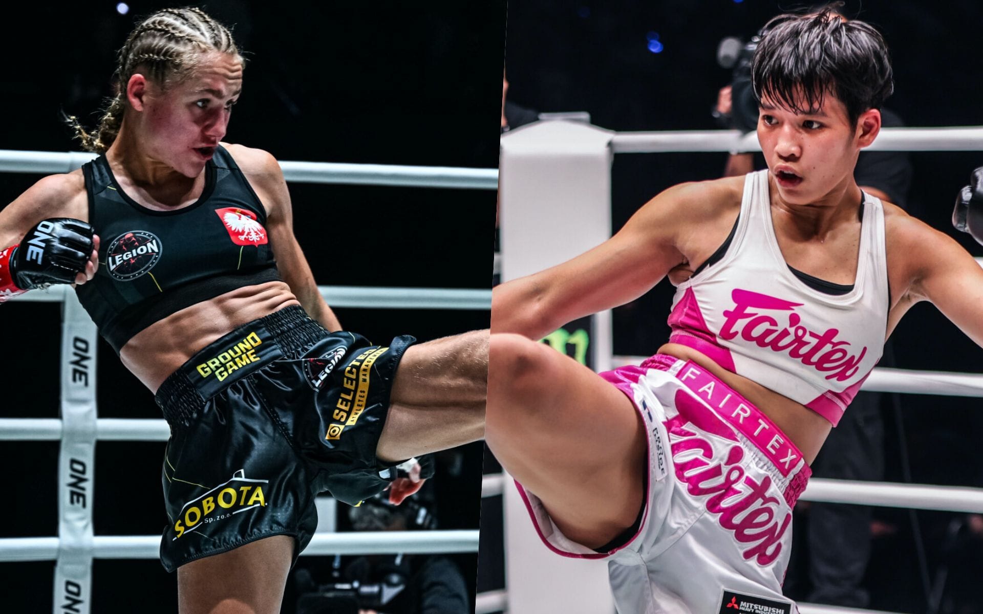 Martyna Dominczak (L) vs Phetjeeja | Photo credit: ONE Championship