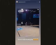 Paige Bueckers' Instagram story on Saturday (Credits: IG/@paigebueckers)